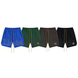 Rhude Shorts Letter Embroidered Sports Casual Beach Shorts