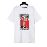 Palm Angels T Shirts Angel Alphabet Slogan Short Palm Sleeve T-Shirt