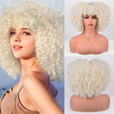 Women's Wigs Short Afro Curly Wig