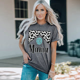 Mother Day Fashion Short-Sleeved Pullover T-shirt for Women