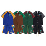 Rhude T Shirt Coconut Alphabet Beach Embroidery Short Sleeve Shirt Shorts