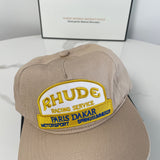Rhude Hat Letter Embroidered Old Baseball Cap
