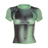 Women Tops Fashion Breathable Long Sleeves Top (HZL0412)