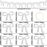 Themed Party Supplies Bow Theme Party Decoration Banner – Glittery Tinsel Bow Banner for Girls’ Birthday Party