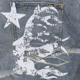Hellstar Shorts Ripped Denim Shorts