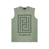 Purple Brand Tank T Shirts Sleeveless T-shirt Vest