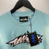 Hellstar T Shirt Vintage Old Loose Casual Short Sleeve T-Shirt