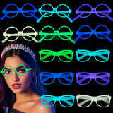 Themed Party Supplies Neon Theme Party Glasses – Glowing PET Eyewear for Bar, KTV, and Dance Events
