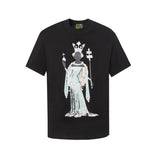 Denim Tears T Shirts 24S Kapok Geometric Pattern Short Sleeve T-shirt
