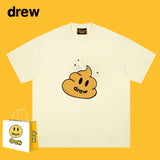 Drew T Shirts Short Sleeve Faeces Graffiti High Street