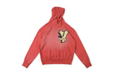 Vertabrae Hoodie Washing Embroidery Heavy Industry Pullover Hooded Sweater