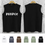 Purple Brand Tank T Shirts Sleeveless T-shirt Vest