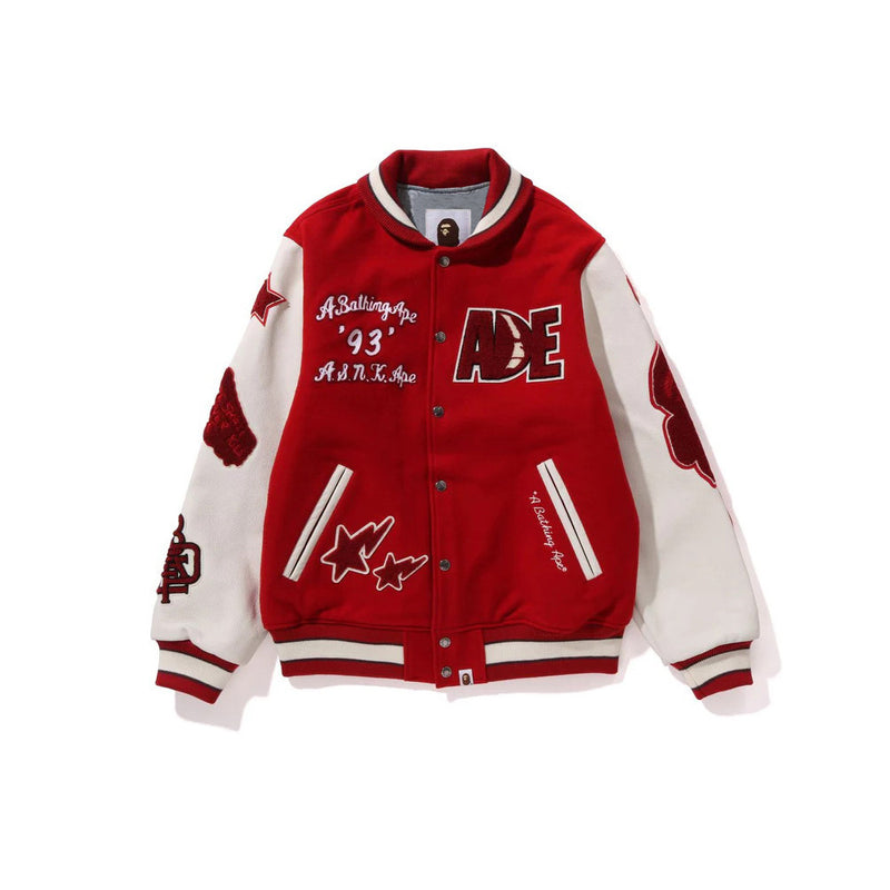 Bath Ape Coat Men's and Women's Baseball Jacket