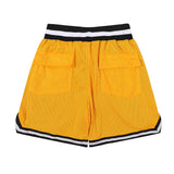 Rhude Shorts Striped Elastic Sport Mesh Basketball Shorts
