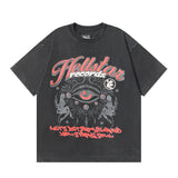 Hellstar T Shirt Washing Water Black Series Printed Short Sleeve T-Shirt