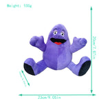 Plush Toys GRIMACE YELLOW HAT Milkshake Funny Purple Doll Plush Toy Doll