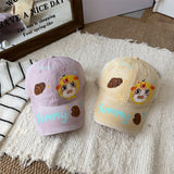 Y2k hot girl hat heavy industry hand-painted cartoon cat baseball cap women's sunshade peaked cap men