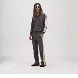 Palm Angels Sweatshirts Suit Striped Color Matching Sports Suit Loose Casual Suit