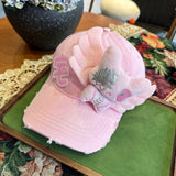 Y2k hot girl hat heavy industry angel wings baseball cap women's big brim sunshade peaked cap
