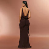 Women Dresses Elegant Fashion Social Banquet Dress (HWFS0410)