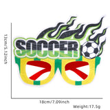 Themed Party Supplies 2026 USA-Canada-Mexico World Cup Fan Glasses – Cheer & Party Photo Props
