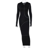 Women Dresses Fashionable Women's Dresses with Sun Protection - Elegant and Form-Fitting