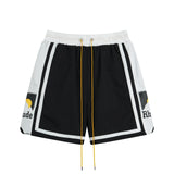 Rhude Shorts Sunset Theme Casual Color Matching Shorts Beach Shorts