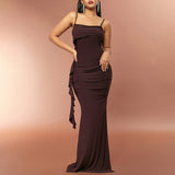 Women Dresses Elegant Fashion Social Banquet Dress (HWFS0410)