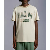Palm Angels T Shirts Camouflage Letter Short Sleeve T-Shirt