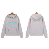 Hellstar Hoodie gradual change color print hoodie fall loose sweater