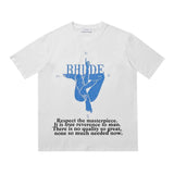 Rhude T Shirt Leopard Print Short Sleeve T-Shirt
