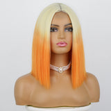 Women'S Wigs Short Bob Lace Front Synthetic Wig