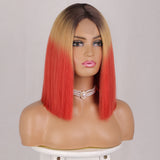 Women'S Wigs Short Bob Lace Front Synthetic Wig