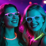 Themed Party Supplies Neon Theme Party Glasses – Glowing PET Eyewear for Bar, KTV, and Dance Events