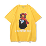 Bathing Ape T Shirt Summer, Ape Pirate Letter Print, Short Sleeve T-Shirt