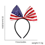 Themed Party Supplies 2026 US-Canada-Mexico World Cup Fan Headband – National Flag Bow Cheerleading Accessory