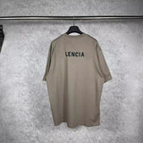 Mens T-shirts Summer Paris Letter Embroidery Short Sleeve Crew Neck T-Shirt Casual