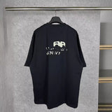 Men T-shirts Paris BB hand-painted graffiti short-sleeved T-shirt loose casual