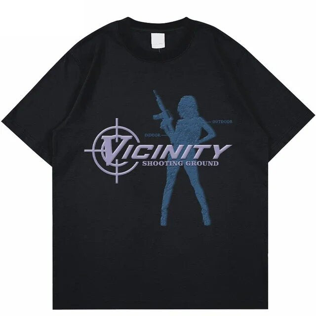 Street Unisex T-shirt Y2k Street Hip Hop Tee