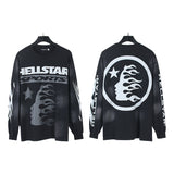 Hellstar long-sleeve T-shirt autumn, loose long-sleeve T-shirt