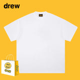 Drew T Shirts Short Sleeve T-shirt Smiley Face Short Sleeve