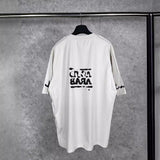 Men T-shirts Paris Sanskrit Crew Neck Short Sleeve T-Shirt Loose Casual Half Sleeve