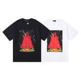 Purple Brand T Shirts Purple Micro Label Letter Pattern Printed Short Sleeve T-Shirt