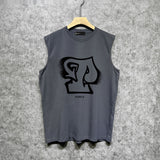 Purple Brand Tank T Shirts Sleeveless T-shirt Vest
