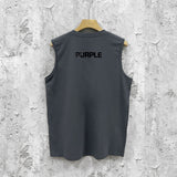 Purple Brand Tank T Shirts Sleeveless T-shirt Vest