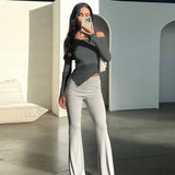 Women Tops Fashion Stretch Comfortable T-shirt (Zy0414)