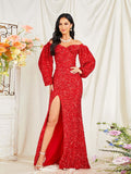 Women Party Dress Elegant and Sophisticated Long Dress  (SS0416)