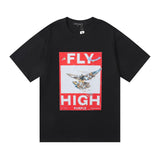 Purple Brand T Shirts Purple Micro Label Letter Pattern Printed Short Sleeve T-Shirt