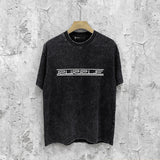 Purple Brand Distressed T Shirts Short Sleeve