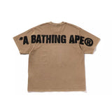 Bathing Ape T Shirt Summer Ape Man Letter Print Short Sleeve T-Shirt